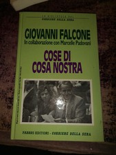 libro-Libro Cose di Cosa Nostra di Giovanni Falcone. Fabbri Editori