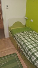 letto singolo con contenitore ( rete e materasso inclusi)