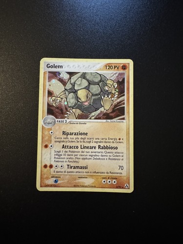 Pokémon card golem - ex, la