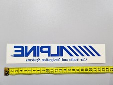 ADESIVO ALPINE CAR AUDIO