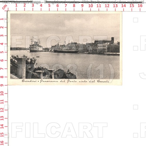 J7393 brindisi citta 1939 - brindisi,