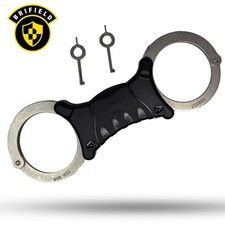 Rigid Nickle Handcuffs Double Lock Official Professional TCH 840 Total Control