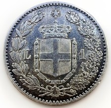 ITALIA 1 Lira 1900 KM#24 -