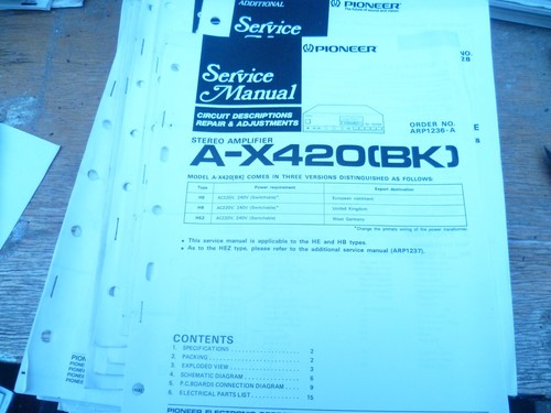 Pioneer x420 amplificatore - pioneer,