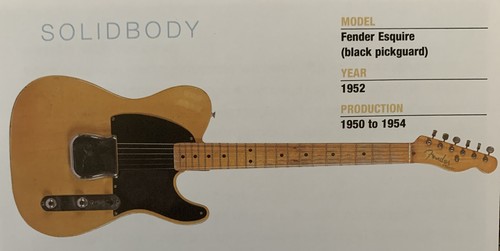 1952 fender esquire black - fender,