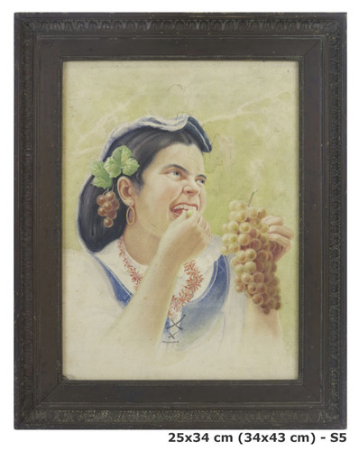 Quadro antico ritratto - quadro,