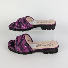 NUOVI sandali donna Paul Mayer Attitudes Play fucsia/nero scamosciati suola a strappo taglia 7B