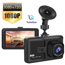 DASHCAM PER AUTO TELECAMERA FULL HD DVR CAR VIDEO CAMERA 1080P AUDIO LOOP RECORD