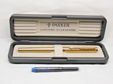 PARKER penna mod. 95 Filetè placcata oro Nuova NOS