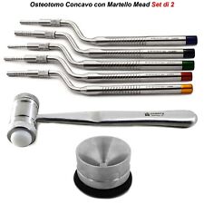 Rialzo del Seno Implantare Osteotomo Concavo Martello Mead Mortaio per amalgama