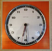 Orologio Muro HETTICH Vintage Made Germany Funzionante A Pila c543