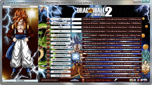 Dragon ball xenoverse cheats - xenoverse,