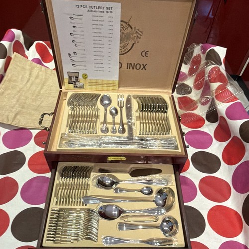 Set posate pezzi acciaio - posate,