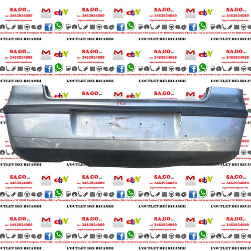 Paraurti posteriore volkswagen - posteriore,