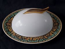 Versace Rosenthal burriera butterdish Ikarus gold IVYnero verde oro bianco