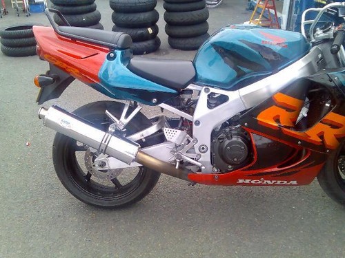 Bidone scarico moto honda - bidone,