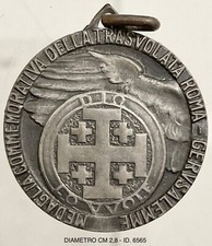 REGIA AERONAUTICA TRASVOLATA ROMA GERUSALEMME MEDAGLIA COMMEMORATIVA
