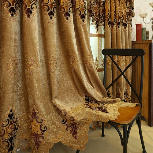 Tessuto ciniglia ricamo voile - tessuto,