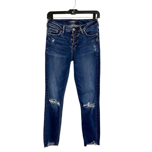 Jeans argento mazy skinny crop - mazy,
