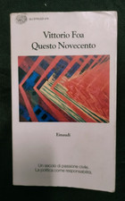Questo Novecento, Vittorio Foa, Einaudi, Gli struzzi, Prima edizione 1996