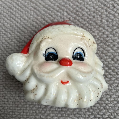 Vintage santa claus candle - santa,