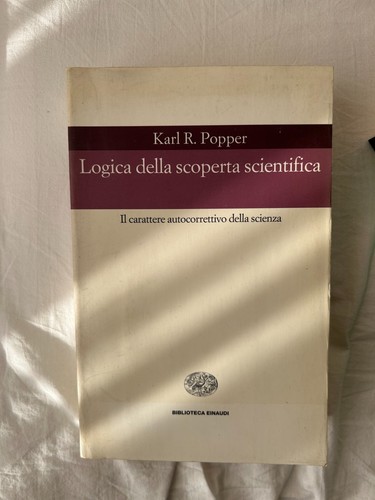 Libro popper logica della - libro,