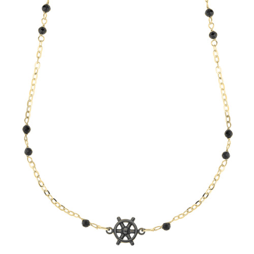 Collana timone uomo oro - uomo, in