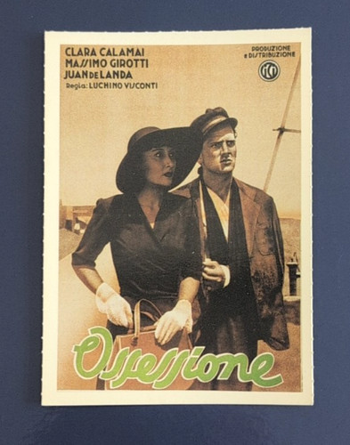 Cartolina ciak ossessione 1943 - cartolina,