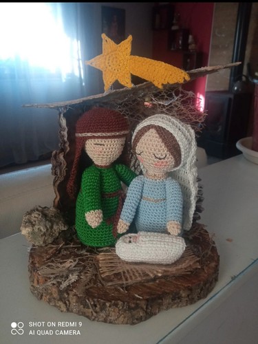 Presepe uncinetto natività - uncinetto,,