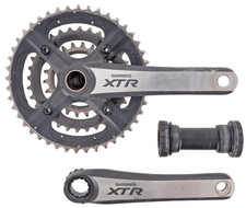 Guarnitura bici Shimano XTR 3x 9s FC-M970 Mtn 44/32/22T Mega 9 175mm tripla con BB