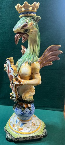 Antico xix secolo - gallo, blu