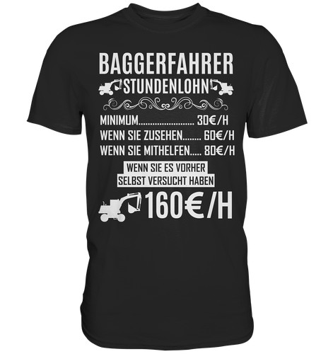Baggerfahrer stundenlohn - baggerfahrer,