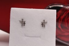 ORECCHINI CROCE  DOPPIA