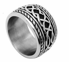 Anello Uomo Donna Acciaio Inox