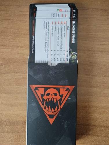 Carte dati orchi - kill, team