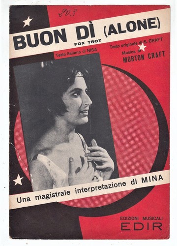 Spartito mina buon - di', (alone)