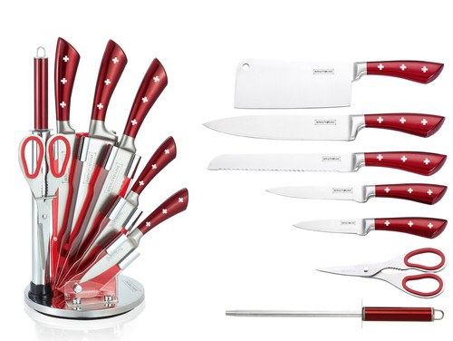 Set coltelli acciaio - set,