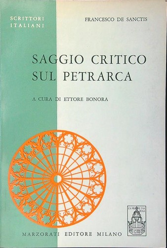 Saggio critico sul petrarca - saggio, de