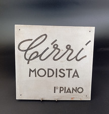 CARTELLO ANTICO INSEGNA DA