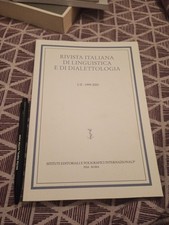 RIVISTA ITALIANA DI LINGUISTICA E DI DIALETTOLOGIA , 1 E 2 1999 Pizzigati 