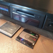 Sony Minidisc Deck MDS-JE640 + 1 MiniDisk 74 - Test Ok
