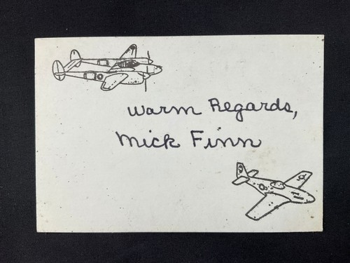 Colonnello howard mick finn - "mick",