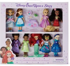 SET 9 MINI BAMBOLE PRINCIPESSE DISNEY ONCE UPON A STORY