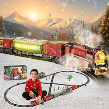 Trenino Elettrico per Bambini, Trenino Albero Di Natale, Treno Natalizio Giocatt