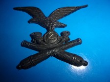 ESERCITO ALPINI Fregio originale BOMISA gomma x bustina ARTIGLIERIA Montagna 2°R