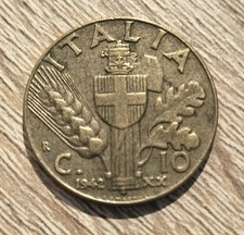 10 Centesimi 1942