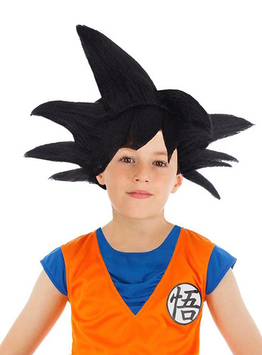 Parrucca son goku - parrucca, nera
