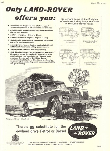 Original 1959 advert - for, land