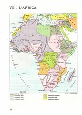 AFRICA COLONIALE DURANTE LA