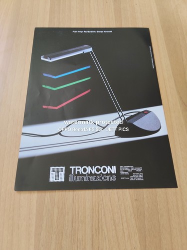 1983 tronconi lampada - tronconi,